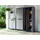 KETER Kunststoffschrank Stilo 68 x 173 x 39 cm Grau/Rot/Schwarz