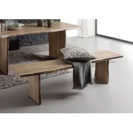 Massivmoebel24 Baumbank 160 x 45 x 38 cm natur lackiert / Akazie
