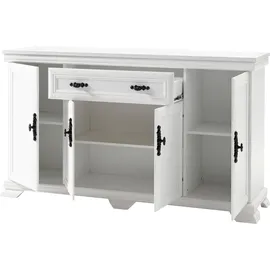 OTTO home Sideboard 168 x 96 x 46 cm Weiß
