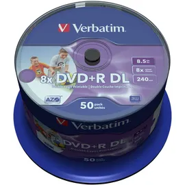 Verbatim DVD+R 8,5 GB 8x 50 St.