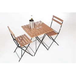 Bolero klappbare Terrassenstühle Holzimitat