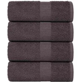 vidaXL Handtuchset 50 x 100 cm anthrazit 2 St.