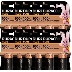 Duracell Plus Baby C LR14 Alkaline Batterie - 20er Verpackung