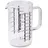 Wenco Messbecher 555067, 0,5 Liter, Glas, Messkanne hitzebeständig,