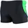 Aquarti Badehose Jungen Schwarz/Graphit/Grün 164