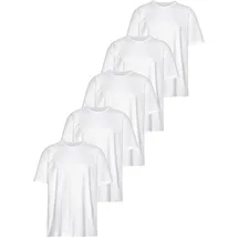 MAN'S WORLD Rundhalsshirt weiß 5XL