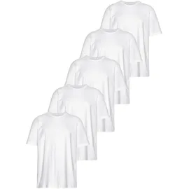 MAN'S WORLD Rundhalsshirt weiß 5XL