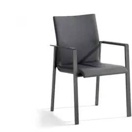 Sieger Lagos Stapelsessel 63 x 58 x 89 cm eisengrau/grau
