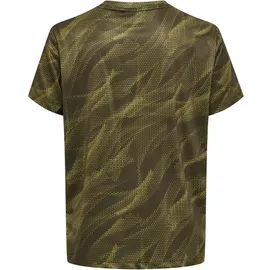 hummel Noah Kurzarm-t-shirt - Dark Olive - 5 Jahre