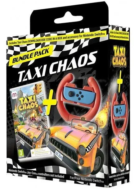 Taxi Chaos Bundle (Code in a box) - Nintendo Switch - Rennspiel - PEGI 3