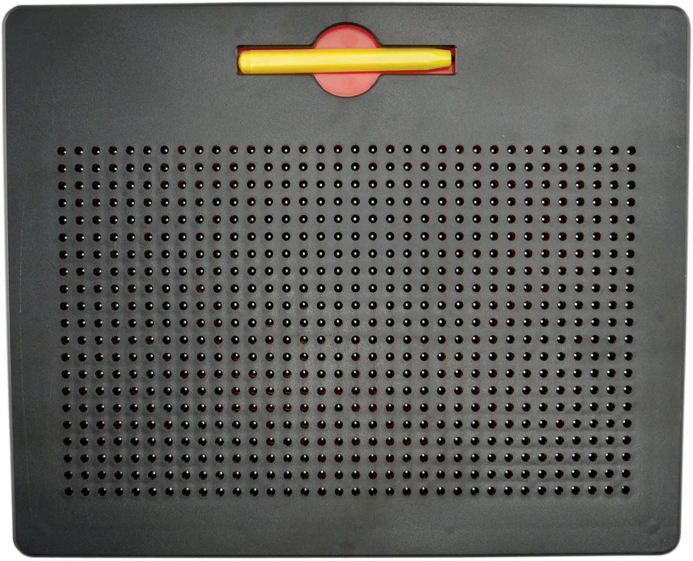 Magnetische Zeichentafel 31 x 25,5 cm blau, rot, schwarz Kunststoff - Wiederverwendbar, Integrierter Stifthalter, Fördert Feinmotorik