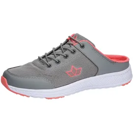 LICO Unisex Follow Clogs, Grau/Rosa, 43 EU