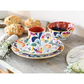 CreaTable Folklore Tafelservice 12-tlg. bunt