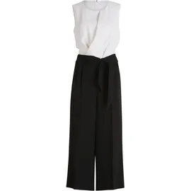 Betty & Co Damen Jumpsuit ohne Arm 46, Patch Black/Cream - 46W