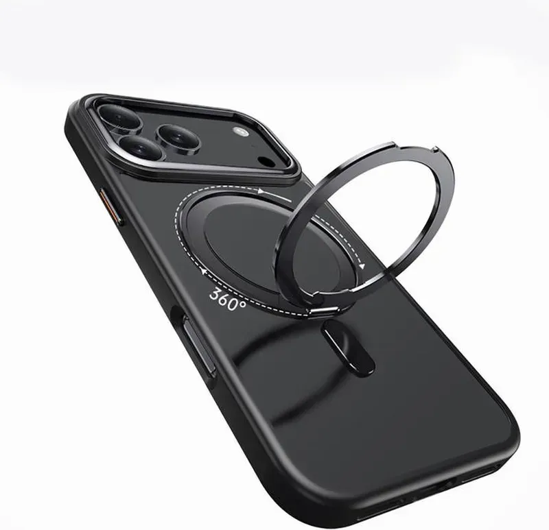 Tech-Protect MagRing MagSafe Hülle für iPhone 17 Pro - Mattschwarz