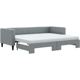 vidaXL Tagesbett 80 x 200 cm Hellgrau