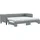 vidaXL Tagesbett 80 x 200 cm Hellgrau