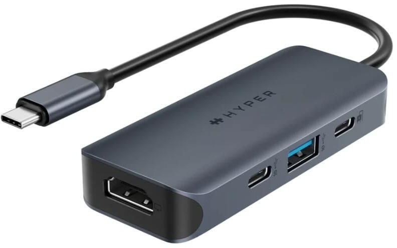 Hyper® HyperDrive EcoSmartTM Gen.2 Universal USB-C® 4-in-1 Hub w 100 W PD Power Pass-thru