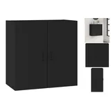 vidaXL Wandschrank Schwarz 60x31x60 cm Holzwerkstoff