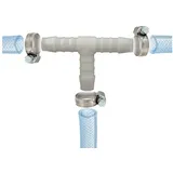 tecuro Schlauchverbinder T Stück Ø 14,5 mm weiß
