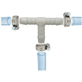 tecuro Schlauchverbinder T Stück Ø 14,5 mm weiß