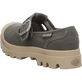 Palladium Unisex Pampa M Washed Mary Jane Flat, Vetiver, 41 EU