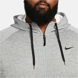 Nike Therma-FIT Fitness Trainingsjacke Herren 063 dk grey heather/particle grey/black M