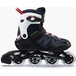 Inlineskates Inliner Damen/Herren - FIT500 blau/rot asphaltblau 46