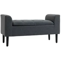 Homcom Polsterbank Dunkelgrau 116 x 44 x 58 cm