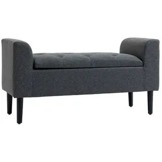 Homcom Polsterbank Dunkelgrau 116 x 44 x 58 cm