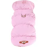 BHFYOB Winter Hundemantel Pelzfutter Wasserdicht Winddicht Hund Schneeanzug Hundemantel Welpen Outfit Welpen Outfit Leicht zu Tragen