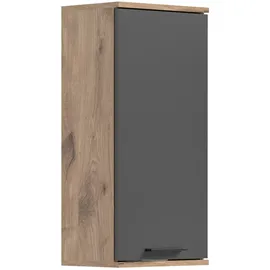 xonox.home Hängeschrank Mason Grau 37 cm eintürig