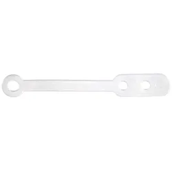 Comair Ersatzbänder Silikon flach/kurz hitzebeständig 7,3cm 50 Stück