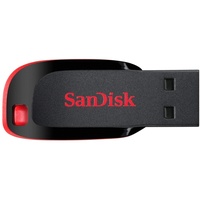 Sandisk Cruzer Blade USB-Flash-Laufwerk, 32 GB, USB Typ A 2.0, Schwarz, Rot – USB-Flash-Laufwerke (32 GB, USB Type-A, 2.0, Slide, Schwarz, Rot)