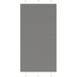 vidaXL Plissee Anthrazit 110 x 200 cm schwarz