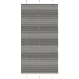vidaXL Plissee Anthrazit 110 x 200 cm schwarz