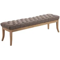 CLP Sitzbank Ramses Stoff antik-hell taupe/150 cm,