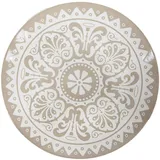 HIT Trading Frühstücksteller MONY, Ø 19 cm - Sandfarben - Porzellan - mit Mandalamotiv