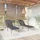 vidaXL Sonnenliege 117 x 56 x 34 cm Grau