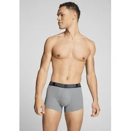 Puma Boxer Trunk Boxershorts Men Everyday Unterhose Unterwäsche 2er Pack Schwarz/Grau XL