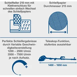 SCHEPPACH Wand- und Deckenschleifer DS930