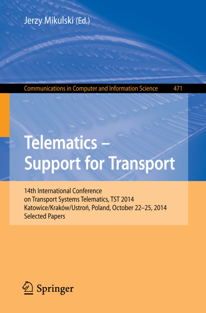 Telematics - Support For Transport  Kartoniert (TB)
