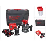Milwaukee Oberfräse M18 FTR-302X Akku Fräse 18 V Brushless + 2x Akku 3,0 Ah + Ladegerät