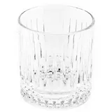 Almina Elisa 6 Tlg. Trinkgläser-Set Wasserglas mit Riffle Design 330 ml