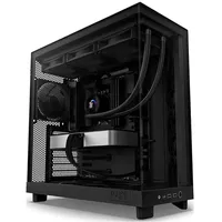 NZXT H6 Flow Black, Schwarz Glasfenster