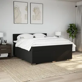 vidaXL Boxspringbett 180 x 200 cm Schwarz