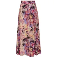 LASCANA Maxirock Damen Floral Pink 34