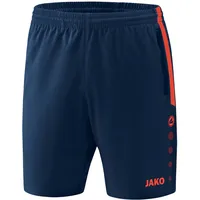 Jako Herren Short Brasil C6292-18 XXXL - Navy/Flame - XXXL