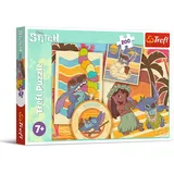 COFI Lilo - Stitch, Musische Welt 200 Teile Buntes Puzzle mit Helden der Fernsehserie, Spiel für Kinder ab 7 Jahren