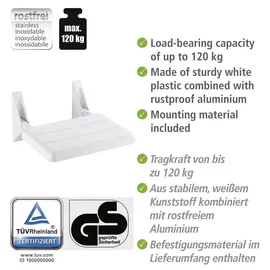 Wenko Secura Duschklappsitz 17937100